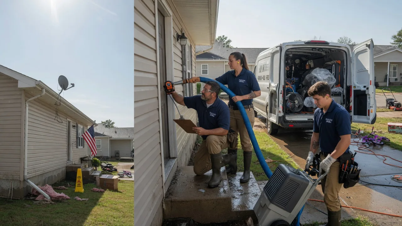 Ceiling Water Damage Restoration in Fairfield, OH near me